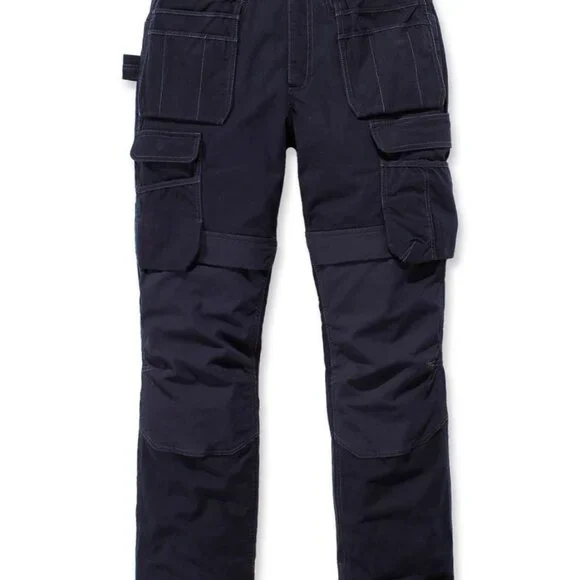 Carhartt Steel Relaxed Fit Double Front Multi-Pocket Cargo Trousers - Picture 3 of 11